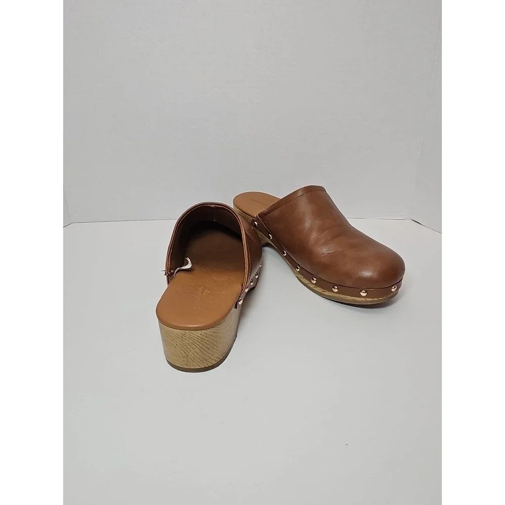 Universal Thread  Women Indra Memory Foam Faux Leather Slip-on Clogs Size 7 1/2 - Picture 3 of 13